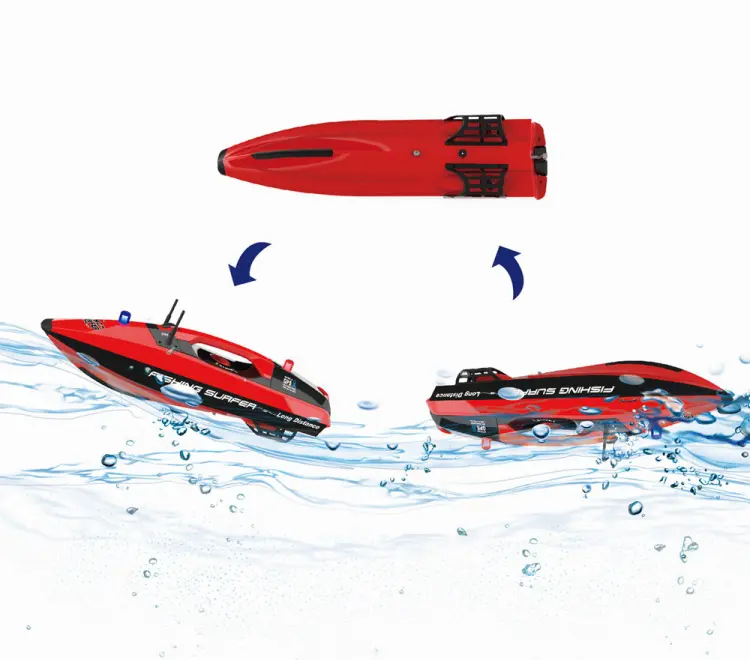 Rc Surf Fisher w/GPS and Fish Finder-Rc Surf Fishing Boat