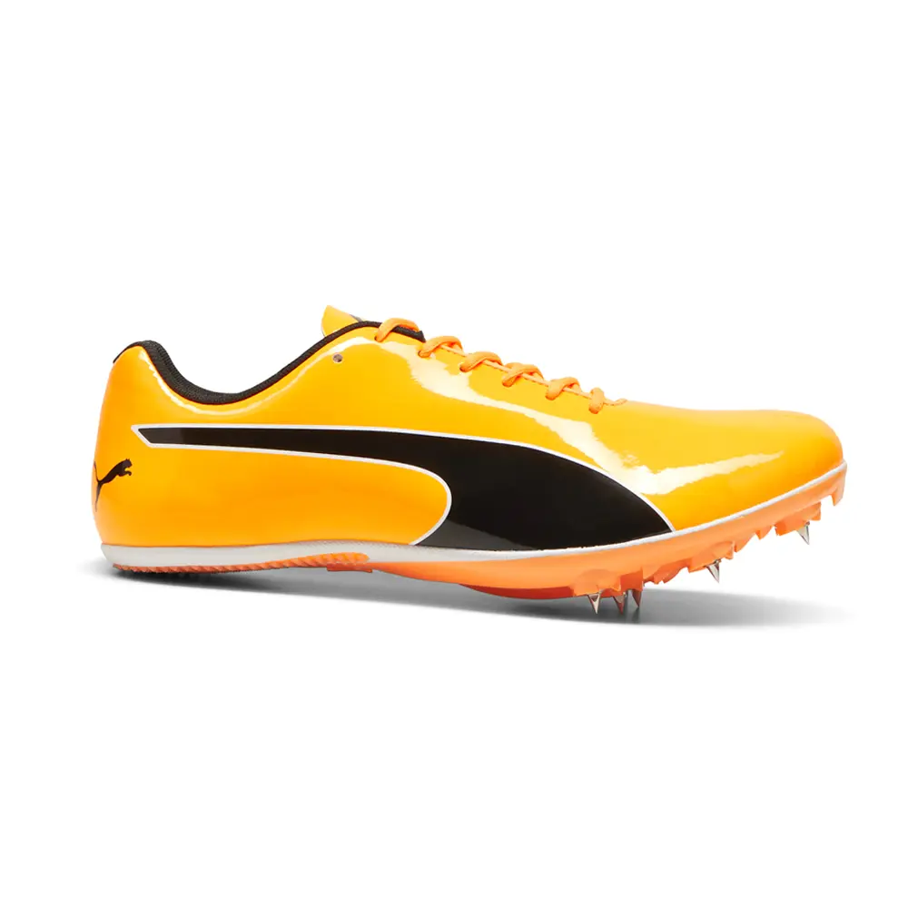 PUMA Mens Evospeed Sprint 14.5 & Field Spikes Running Sneakers Shoes - Orange