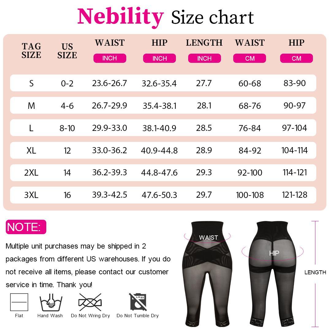 [Live] Nebility Women's Breathable Shapewear Pants Basic Bridal Minimalist Comfort Fit Leggings body shapewear Compression Womenswear Seamless Tummy Control Black、Beige