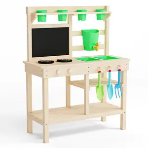 Outdoor Play Kitchen Wood Mud Kitchen