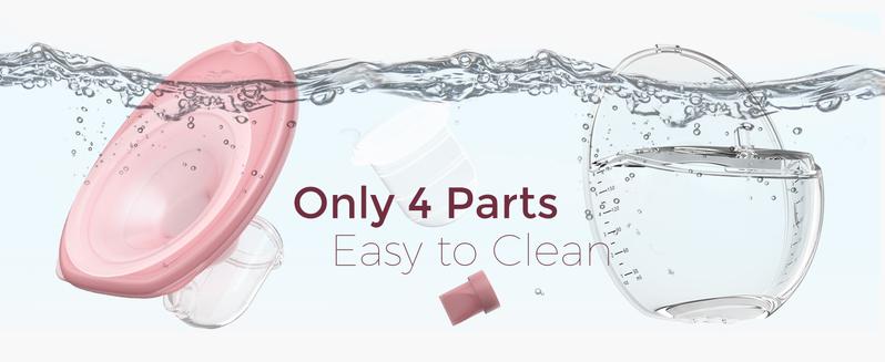 Momcozy  Hands-Free Mobile Breast Pump | M6, Wearable Breast Pump, Ideal Rhythm, DoubleFit Flange, Better Fit, More Discreet, 3 Modes and 9 Levels, 24mm - 2 Pack Comfort Red