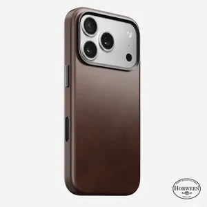 Traditional Leather Case - iPhone 17 Pro | Rustic Brown | Horween