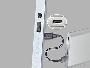 3 Pack Electric Candle Lighter USB Rechargeable Lighters Windproof Plasma Arc Lighters Flameless Type C Long Lighter with Safety Switch for Candle BBQ Camping Birthday Fireworks