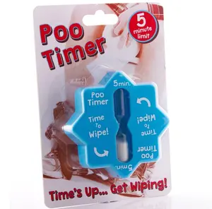 Poo Timer - Bathroom Potty Poop Clock Gag Joke Prank Birthday, Christmas, Secret