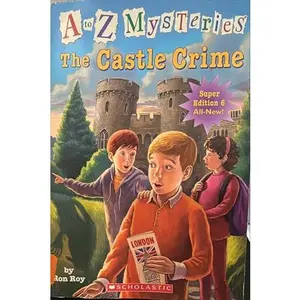 USED Book - The Castle Crime, A to Z Mysteries Super Edition #6 by Ron Roy (Paperback)