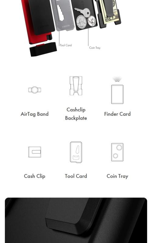 Ekster Cardholder Pro - Lifetime Warranty - Smart Wallets With Pop-up Card Access - Holds 1-14 Cards - 100% Recycled Aluminum 6061