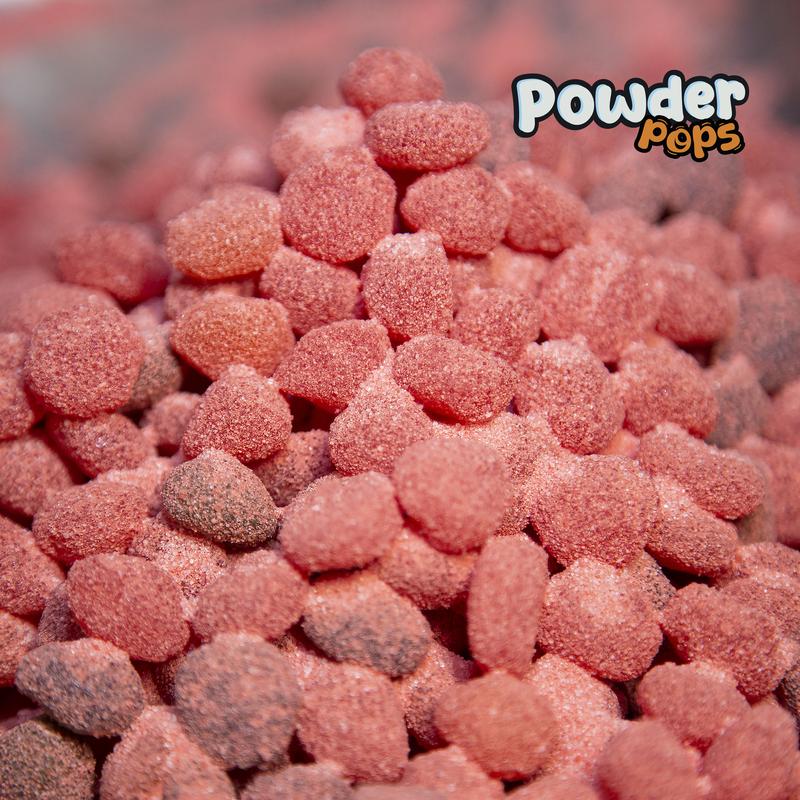 PowderPops Trio Pack Cotton Candy Gusher Bursts 6OZ + Sour Blue Raspberry 6OZ + Sour Watermelon 6OZ Viral Candy Snack - Sweet, Sour