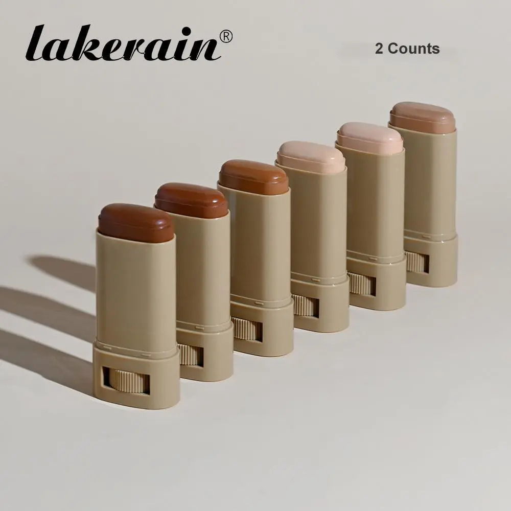 Long-Lasting Solid Face Foundation, 2 Counts Waterproof & Sweatproof Foundation, Lightweight & Silky-Texture Foundation, Lightweight Formula Foundation, Makeup Accessories, makeup cosmetic concealer