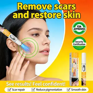 Professional At-Home Laser Pen for Skin Appearance | Targets the Look of Post-Acne Marks & Skin Imperfections | Non-Invasive Light Therapy for a Smoother Complexion | Battery-Powered, Easy to Use