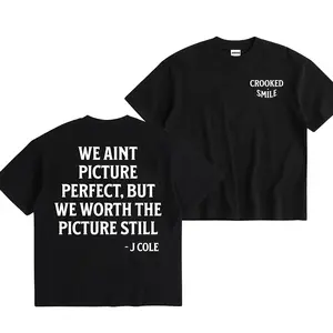 Crooked Smile J Cole Quote T-Shirt | Hip Hop Lyrics Graphic Tee