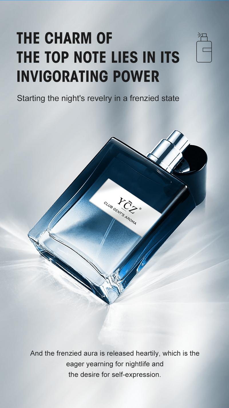 YCZ Club Gent's Aroma Men's Aromatic Cologne 1.7oz Eau De Parfum Woody Floral Scent for Nightclub Enthusiasts Captivating Oud Fragrance 50ml YCZ Club Gent's Aroma Men's Aromatic Cologne 1.7oz Eau De Parfum Woody Floral Scent for Nightclub Enthusiasts Captivating Oud Fragrance 50ml