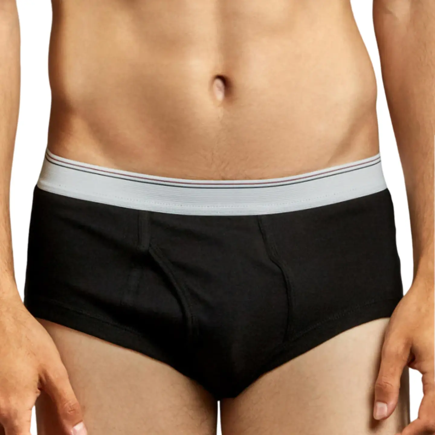 6 Pack Men's Briefs 100% Cotton Tag-Free Classics Elastic Waist Moisture Wicking Tagless Underwear S-XL Regular Big & Tall Soft Breathable Menswear aesthetic chic look sleepwear fashion forward