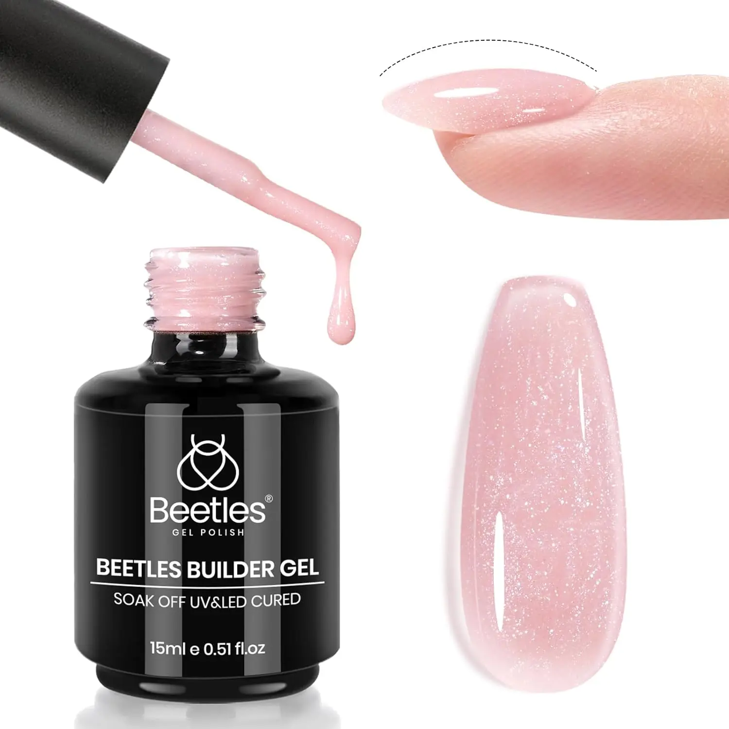 15ml Pink Glitter