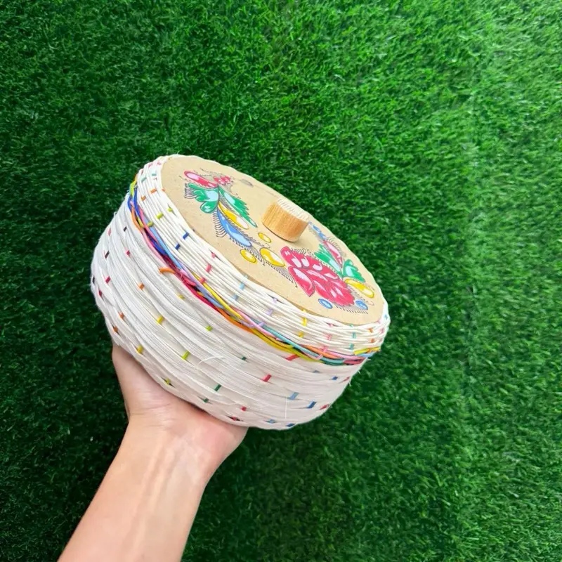 Plaster Tortilla Box 1/2 Kilo Multicolor (Set 1 Piece).