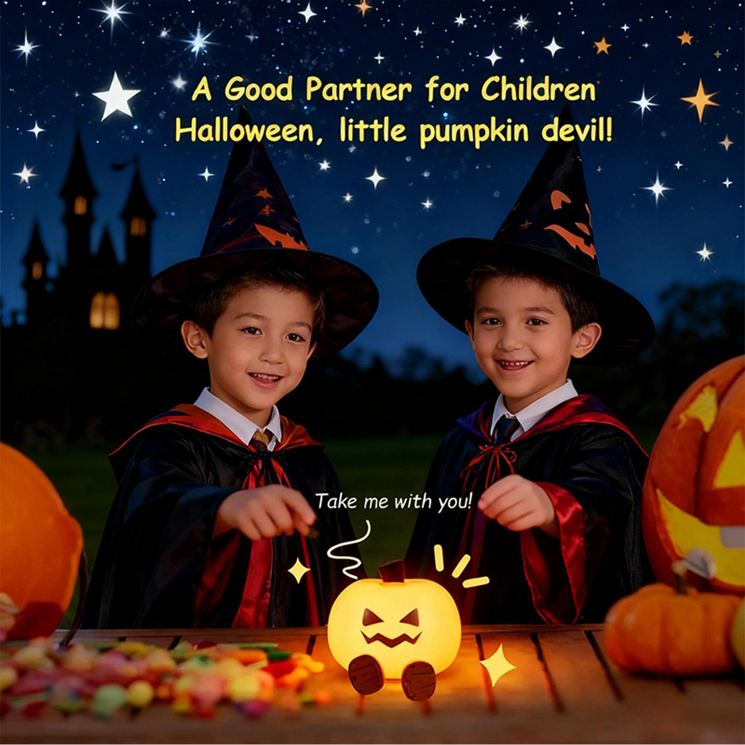 Night for Kids Pumpkin Night Light, Mini LED Pumpkin Lamp with 3 Level Dimmable, Nursery Nightlight for Kids, Silicone Rechargeable Bedside Touch Lamp, for Kids EasterEggLight TiktokShopSpringGlowUp clearance items