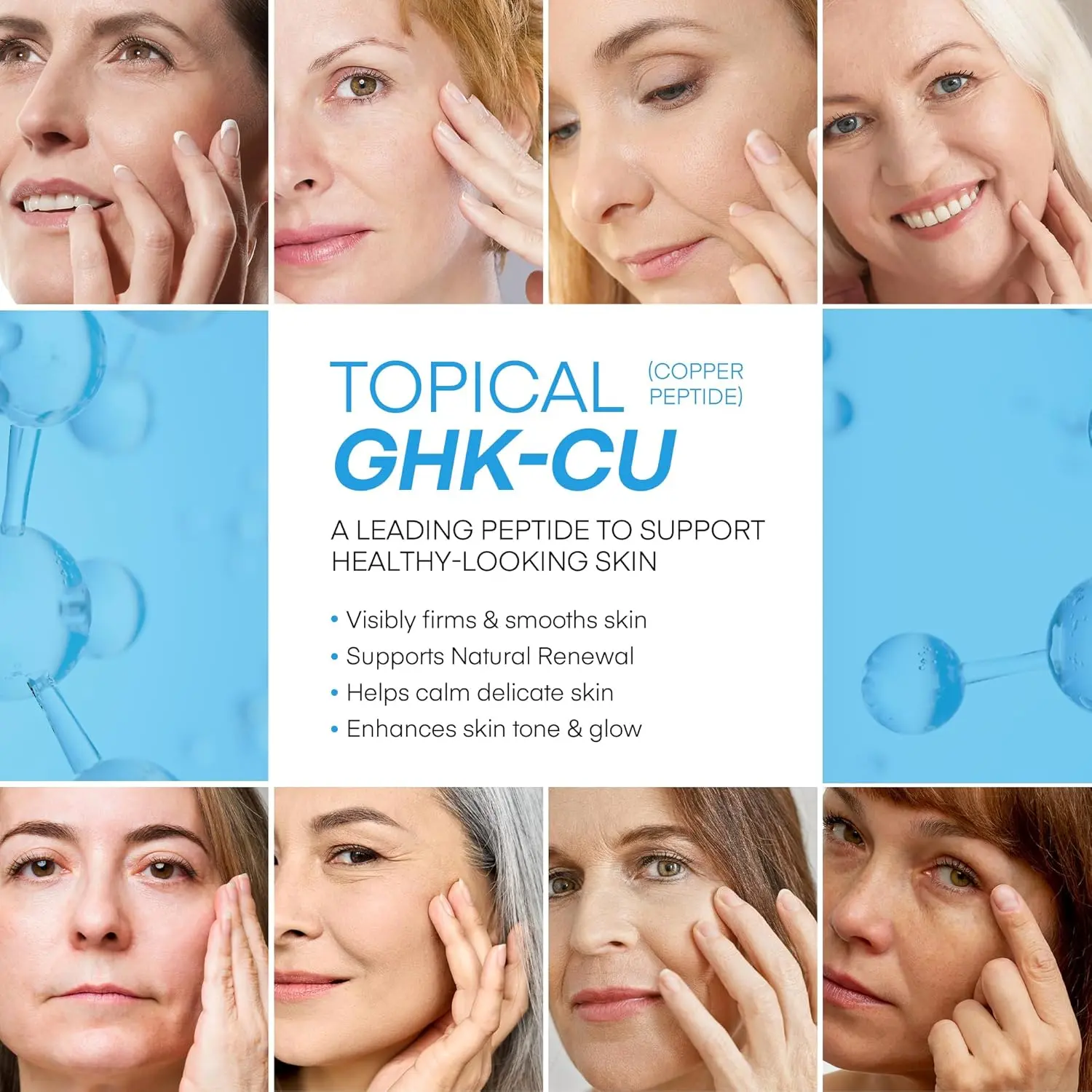 ghk cu under eyes Copper Peptides GHK-Cu Beef Tallow for Skin: Blue Balm with Methylene Blue,  Manuka Honey & Vitamin E – Natural Face and Body Moisturizer for Mature,  Dry & Delicate Skin – 2oz -