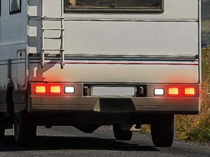 Nilight 5” X 3” Rectangular Trailer Tail Light 4 PCS White Red 24LED Brake Turn Signal Reverse Lights w/Flush Mount Grommets Plugs IP67 Waterproof for 12V Truck ATV UTV Trailer Bus RV Camper Nilight 5” X 3” Rectangular Trailer Tail Light 4 PCS White Red 24LED Brake Turn Signal Reverse Lights w/Flush Mount Grommets Plugs IP67 Waterproof for 12V Truck ATV UTV Trailer Bus RV Camper