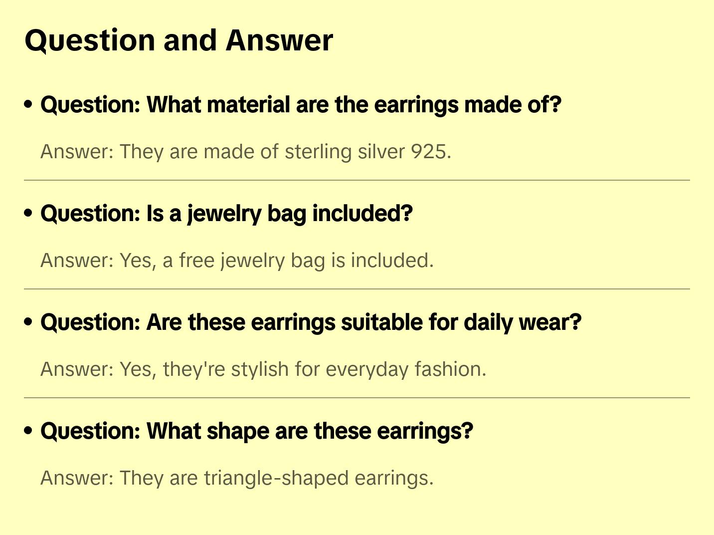 Brand New Sterling Silver 925 TRIANGLE Earrings