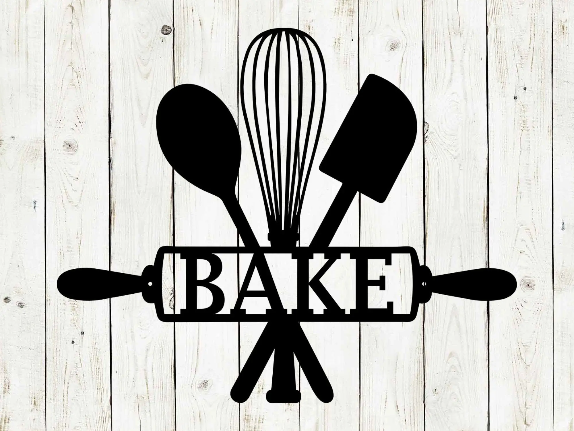 Custom Kitchen & Baking Metal Sign | Personalized Farmhouse Decor