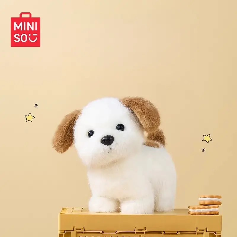 Miniso Buddy Good Friend Series The Proud Puppy Collectible Stuffed Toy - Cute Cartoon Animal Plush Charm, Ideal Gift for Puppy Lovers, Charming Display Item for Back to School, Summervibes