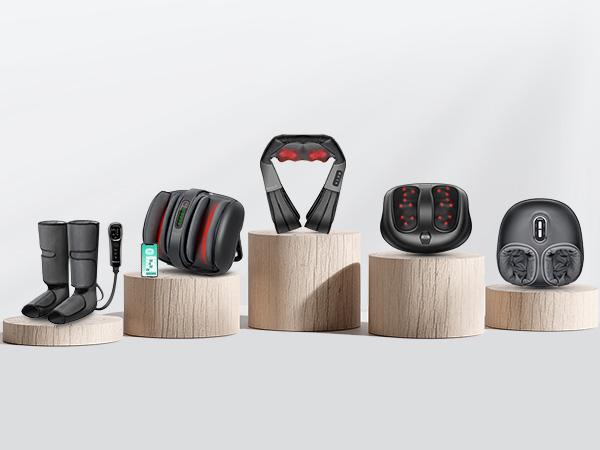 Wireless Neck Massager with Heat, Nekteck 6D Cordless Shiatsu Neck and Back Massager, for Pain Relief Deep Tissue, Ideal Gift for Men and Women