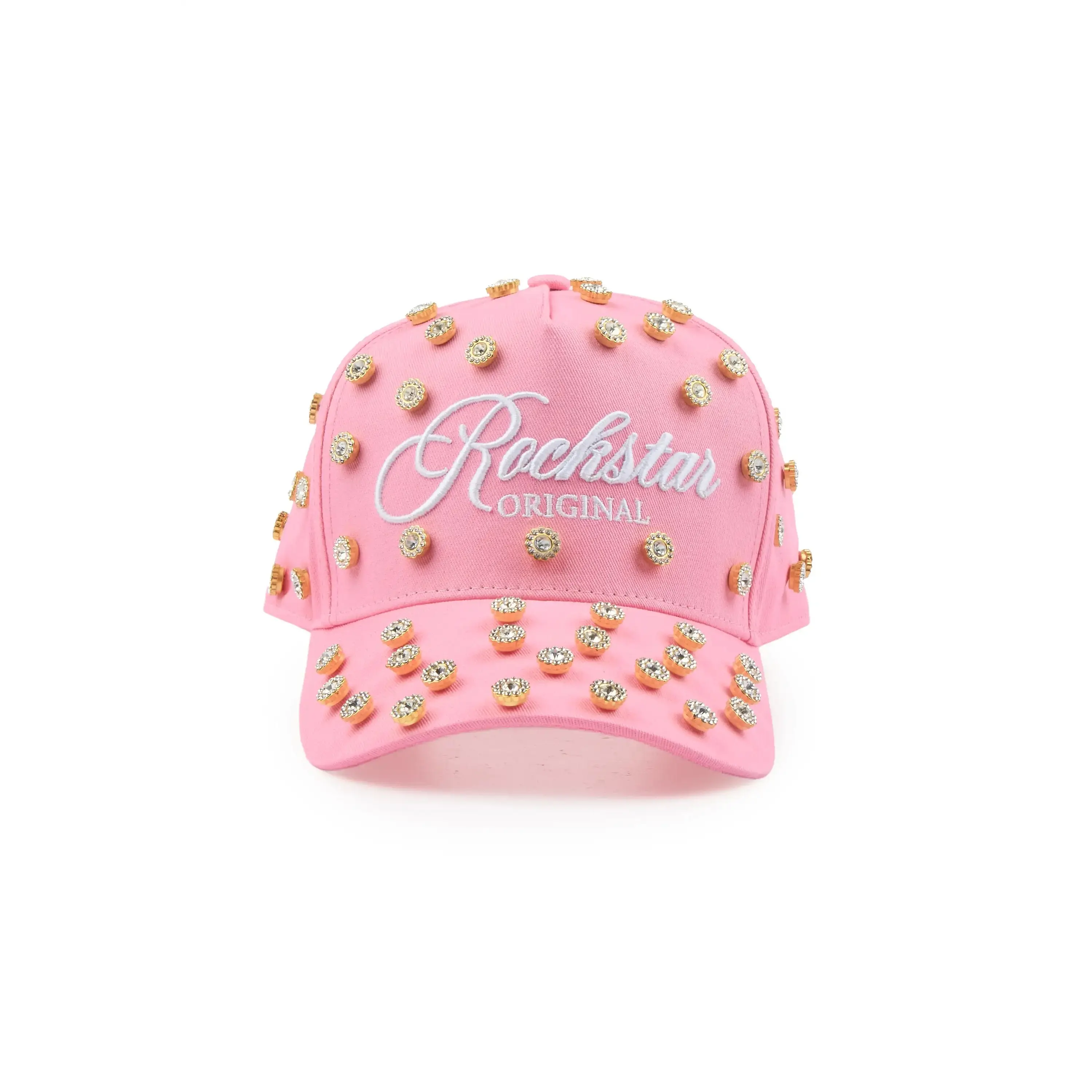 Shalawna Pink Rhinestone Trucker Hat