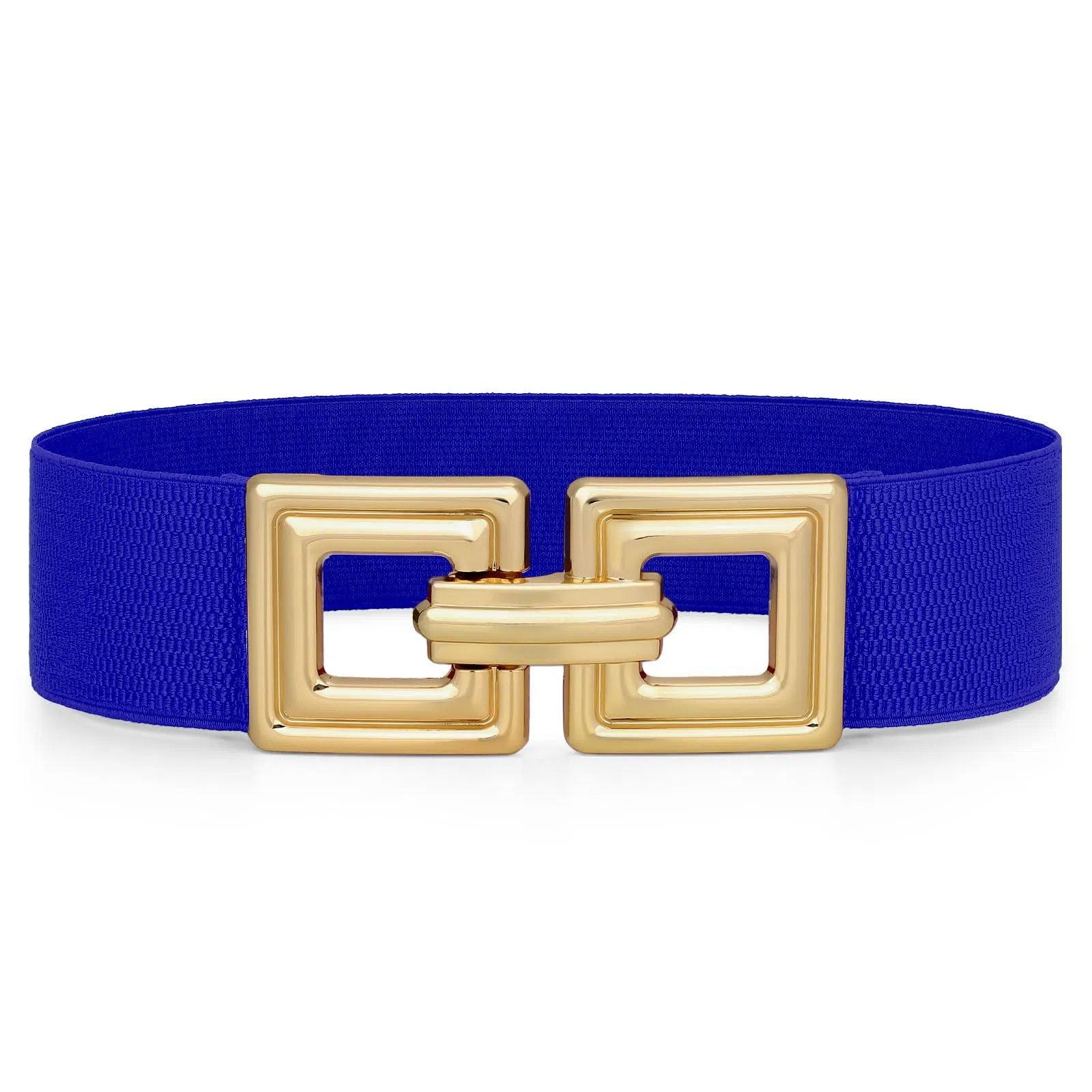 XZQTIVE Wide Elastic Belts for Women Dresses Black Waist Corset Belt for Women Fashion Wide Stretchy Belts SpringStatements