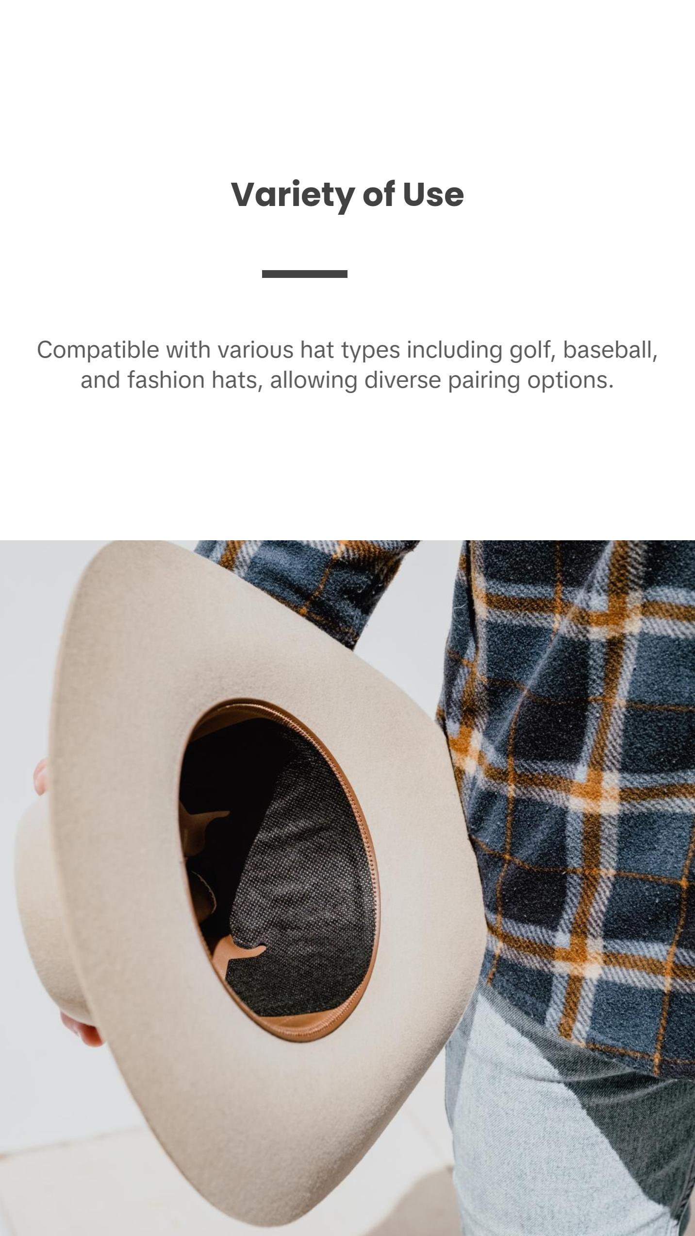 White Hat Liners - Patented SweatLock For All Hat Types - 6 PACK White Hat Liners - Patented SweatLock For All Hat Types - 6 PACK