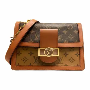 Pre-owned Louis Vuitton · Crossbody Bags Dauphine MM Chain Bag in Monogram Empreinte (2024 NFC Chip)