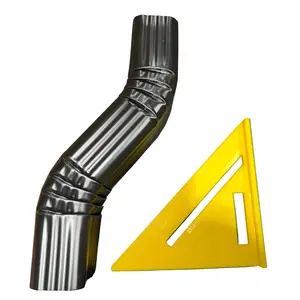 2x3" Professional Aluminum Downspout Offset 4" Multiple Colors