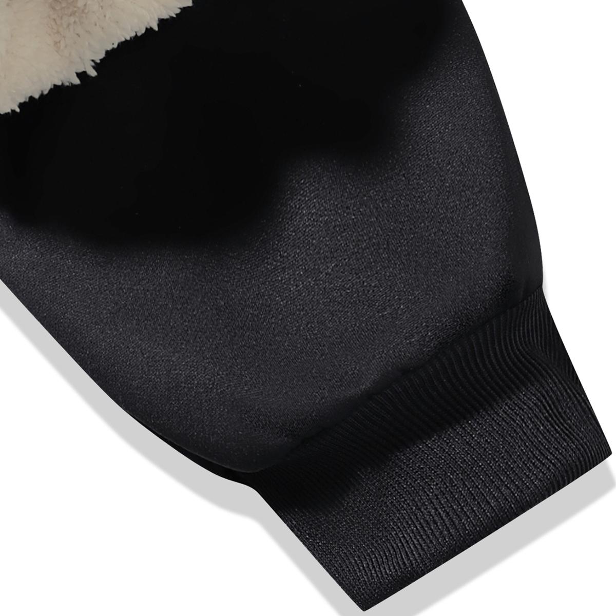 Men's warm fleece outdoor pants, windproof and durable, suitable for skiing and hiking, casual with pockets, stylish warm design Men's fleece outdoor pants - windproof, durable