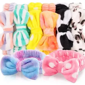 8pcs Spa Headband, Easter Basket Stuffers, Bulk Easter Mothers Day Gifts, Stocking Stuffers for Teen Girls Women, Skincare Makeup Face Wash Headband, Goodie Bags Gift Baskets Party Favors
