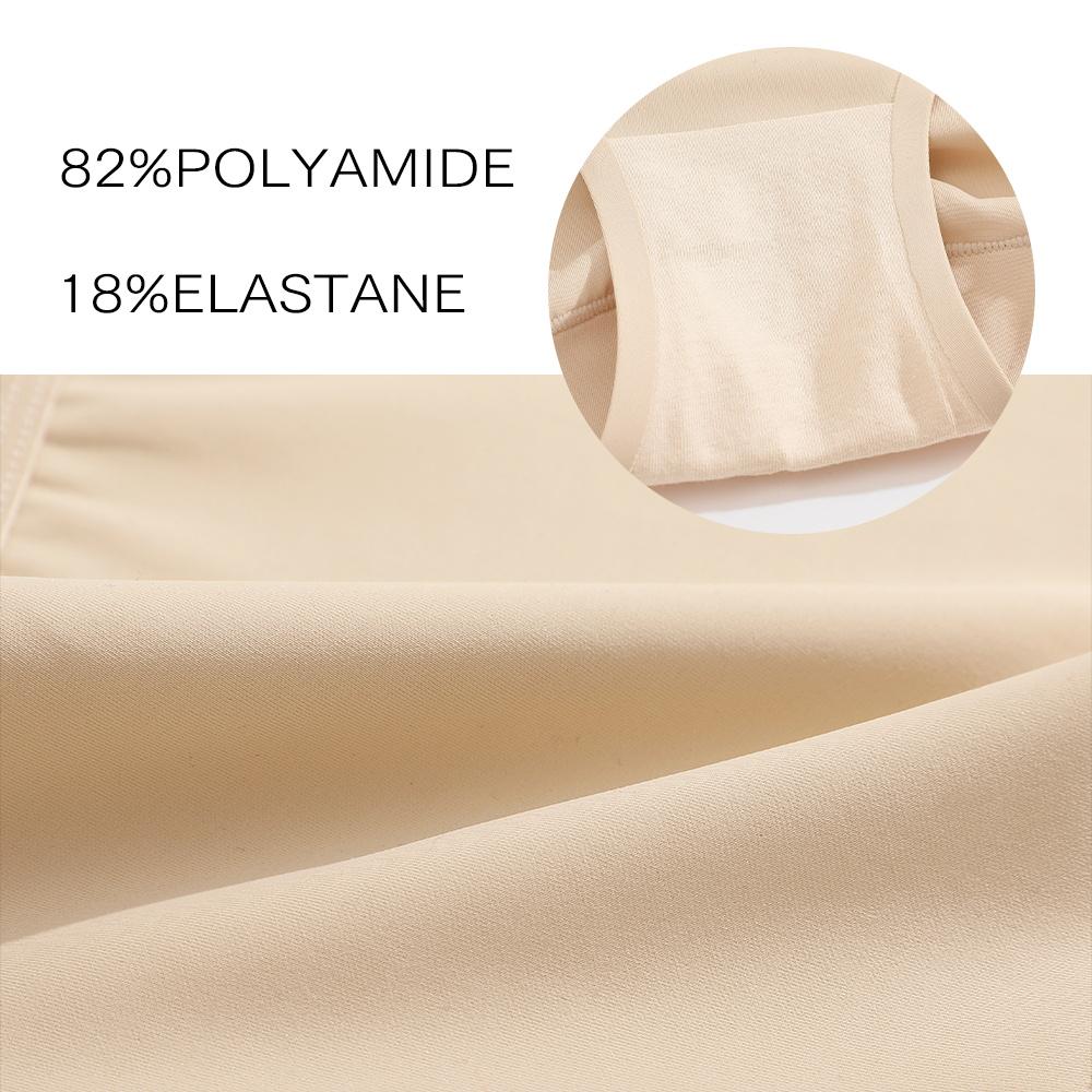 FINETOO Women's Seamless Underwear Lace Waistband Design Womenswear Comfort Nylon Stretchy Panty Sringtok 3PCS S-3XL High Waisted Lingerie