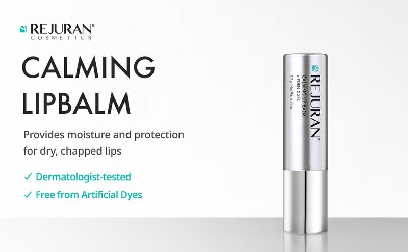 REJURAN Calming Lip Balm, c-PDRN – Deep Moisturizing & Soothing Care for Dry, Chapped Lips with Shea Butter & Jojoba Ester, Non-Sticky Formula & Fragrance-Free, Korean Skincare (3.7g)