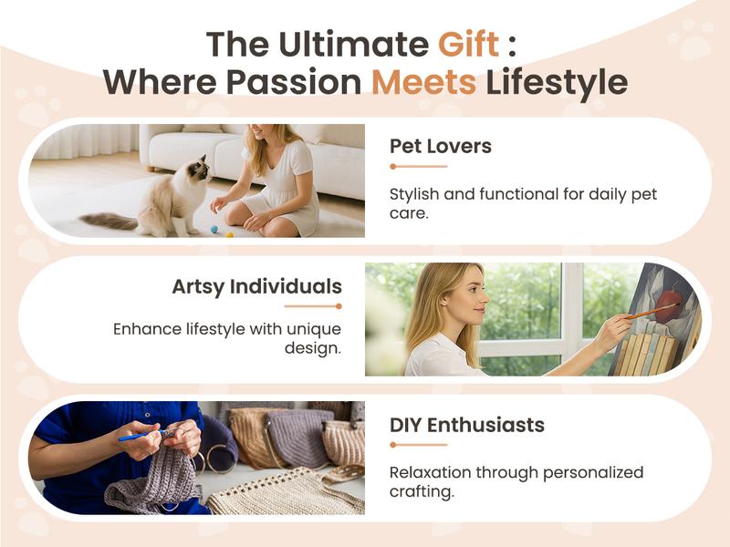 VAGASCAPE Mona Lisa Cat Scratcher Bed 2025 with Arm Front Panel Eco-Friendly Cardboard Cat House Easy-to-Assemble Artistic Home Decoration for Cats and Small Pets