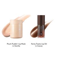 Cacao Lip Oil + Vanilla Lip Mask