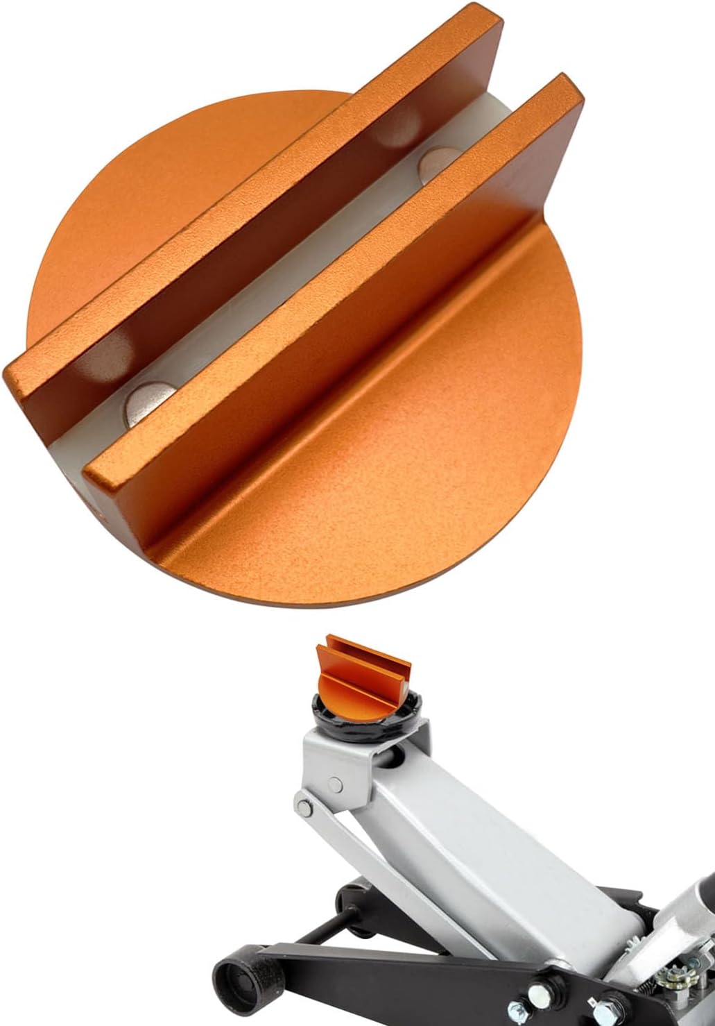 SnapFixMate Large Universal Aluminum Slotted Grooved Magnetic Jack Pad, Frame Rail Protector Compatible with Most Jacks and Cars, Use for Car SUV Truck Pickup Maintenance,Repair and Tire Replacement
