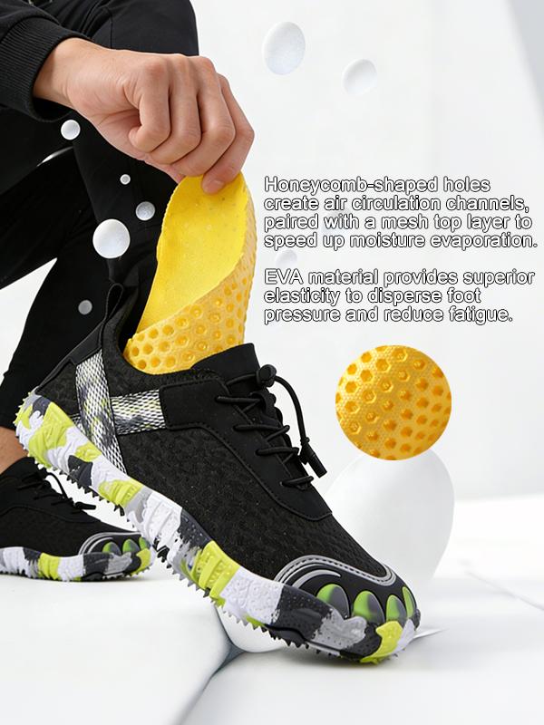 Lxso Barefoot Walking Shoes Women Men Color block Camo Comfortable Water Shoes Beach Outdoor Running Sneakers Casual Trainer Ideal Thanksgiving Christmas Gift