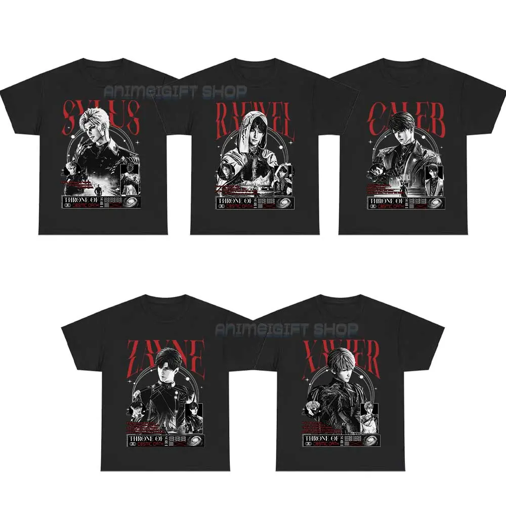 Throne of Eros Love and Deepspace Shirt, Sylus Zayne Xavier Rafayel Caleb LAD Myth Shirt Otome Game Gift For Fan 100% Cotton Fabric Shirt