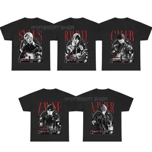 Throne of Eros Love and Deepspace Shirt, Sylus Zayne Xavier Rafayel Caleb LAD Myth Shirt Otome Game Gift For Fan 100% Cotton Fabric Shirt