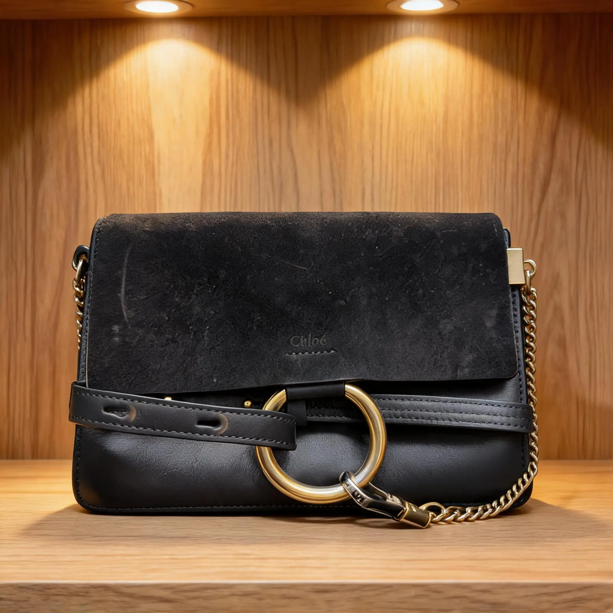 Pre-owned Chloé Chloe Leather Shoulder Bag C0805409417