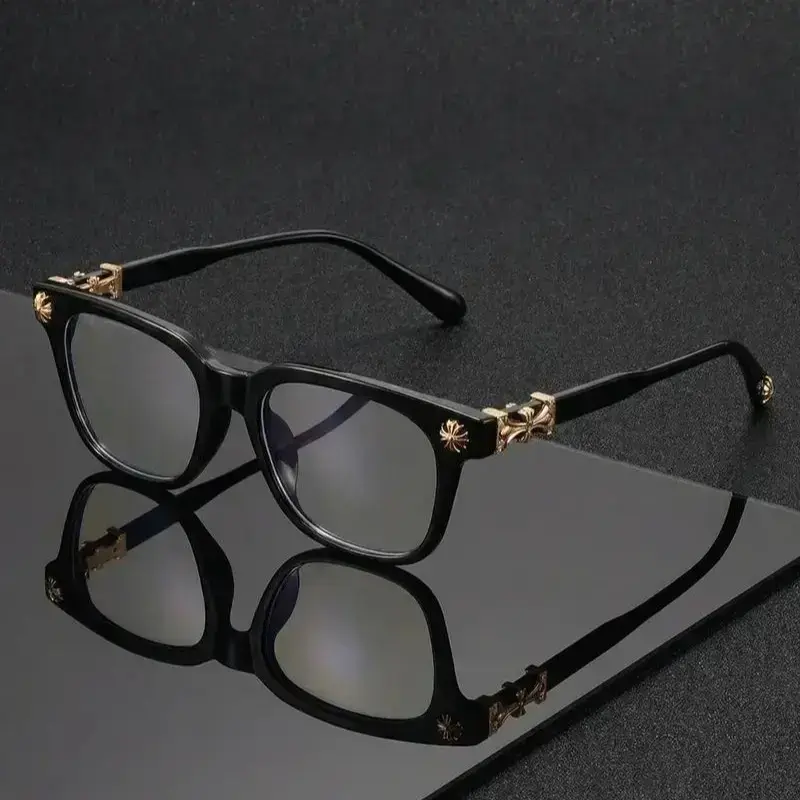 Anti Blue Glasses for Men - Stylish Trendy Square Frames Eyeglass, Fashion Accessory Eyewear, Blue Light Blocking, Ideal for Work & Daily Wear Sports Eyewear