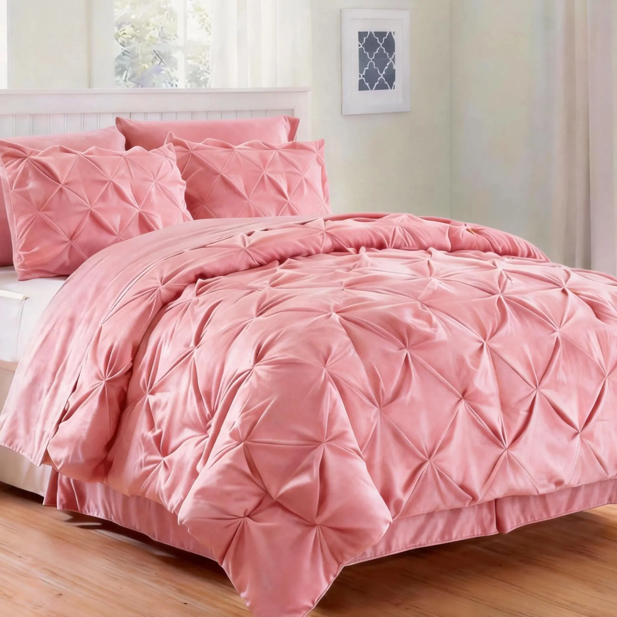 Cosybay Comforter Set Queen / King / Full Size- Bed in a Bag 7 Pieces, Luxury Soft Lightweight Bed Set for All Seasons, Bedding Set with Comforter, Flat Sheets, Pillowcases & Shams, Fitted Sheet up to 16 inch, #halloweenfinds #tiktokshopbacktoschool