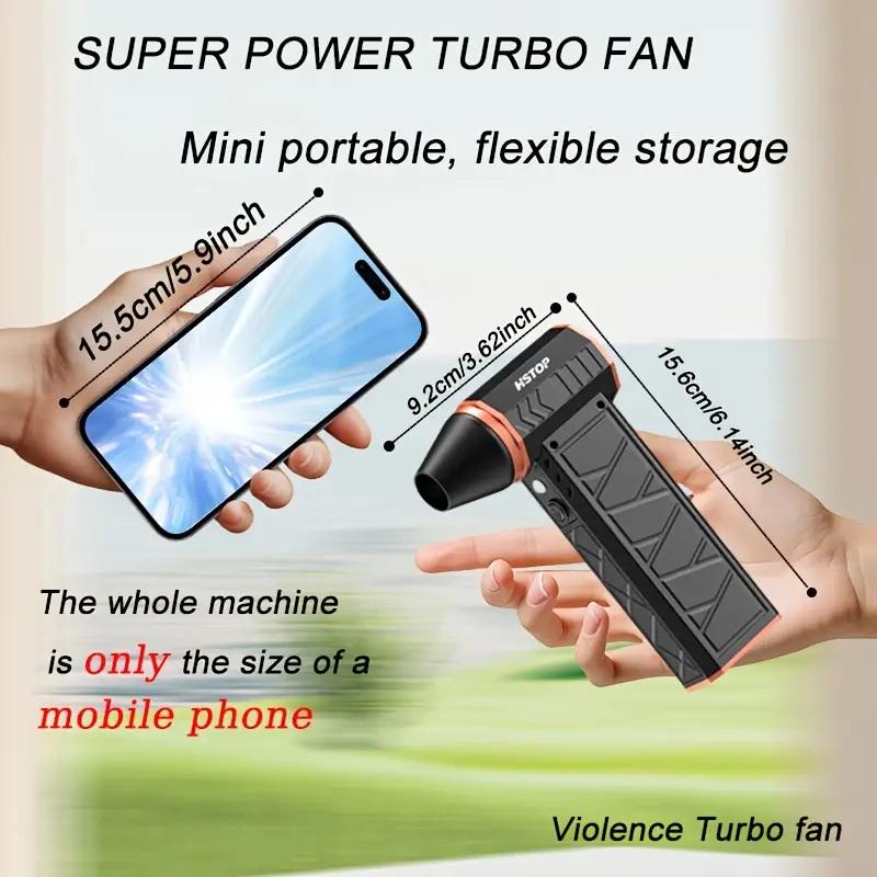 Cordless Compressed Air Duster, Adjustable Jet Fan, USB/Battery Rechargeable, for Car/Motorcycle Dry Cleaning, Computer/Keyboard Dust Removal, Yard Debris Cleanup,Fathersdaygifts