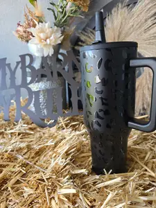 Stainless Steel Tumbler Leopard