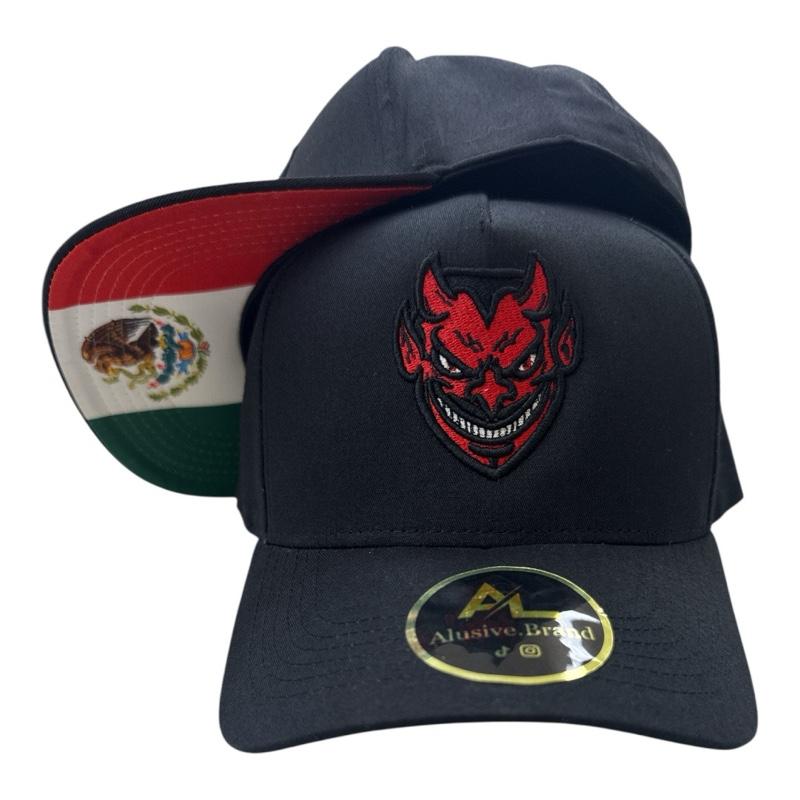 PALACE Devil Spider 有刺鉄線 ドクロ 炎 CAP Alusive Brand La Chamukiza Hat with Red Devil Logo and Mexican