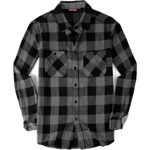Flannel Shirt for Men Button Down Regular Fit Mens Flannel Shirt Long Sleeve Casual Plaid Flannel Shirt