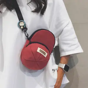 Men's Shoulder Bag Korean Version of Ins-style Versatile Women's Crossbody Bag, Ruiying Hat, Trendy and Individualistic