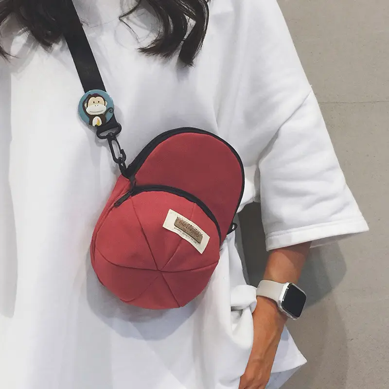 Unisex Multi Functional 1-Shoulder Sports Gym Handbag - Korean Ins-Style Trend Messenger Bag with Ruiying Hat, Casual Gym/Travel Purse, Trendy and Individualistic Design