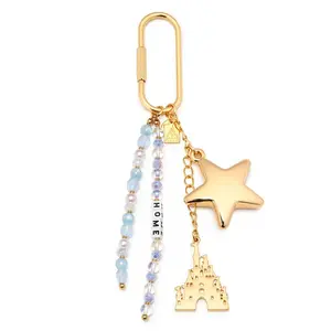 Disney Store Fantasyland Castle ''Home'' Bag Charm by Little Words Project